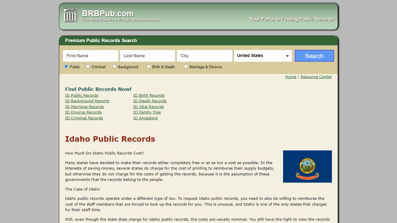 Free Idaho Public Records | Search Criminal and Civil ...